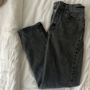 Levine Wedgie Straight Jeans Size 26
